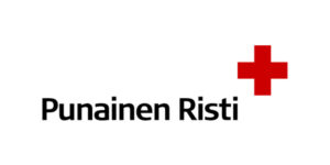 Punaisen ristin logo valkoista taustaa vasten.